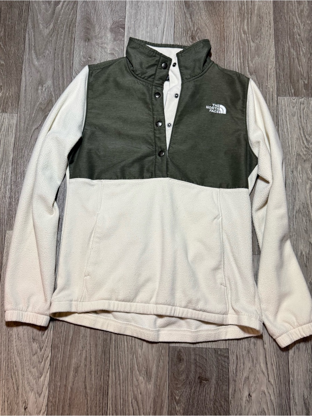 North Face Pullover Womens S Long Sleeve 1/4 Snap Casual Outdoor Fleece